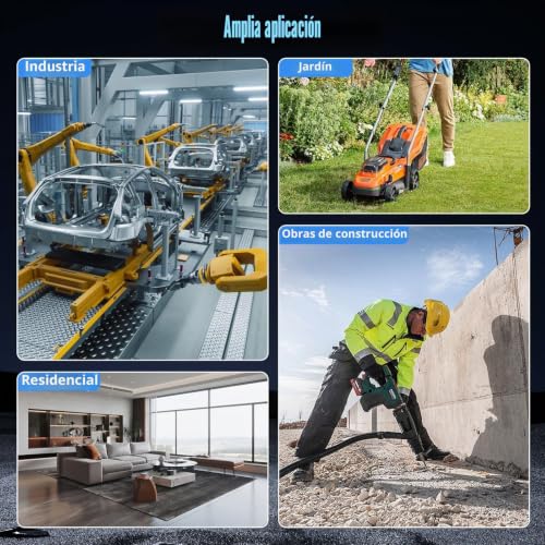 Distribuidor de corriente para construcción 16A IP67 con interruptor FI y 6 enchufes 6