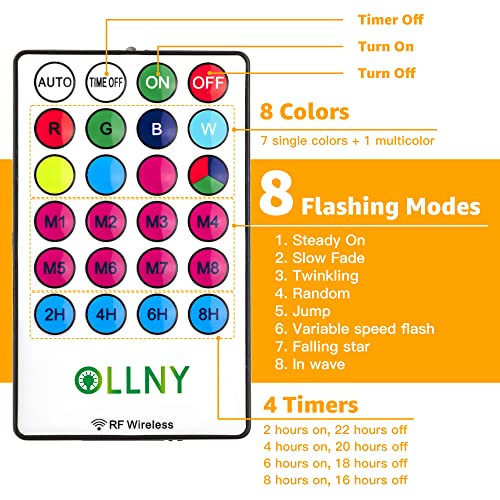 Ollny G40 30Ft Outdoor String Lights, Waterproof Rgb Color Changing Hanging Lights With 30 Edison + 2 Spare Led Bulbs, Shatterproof Outside Lights For Patio Camper Garden Porch #TOP6