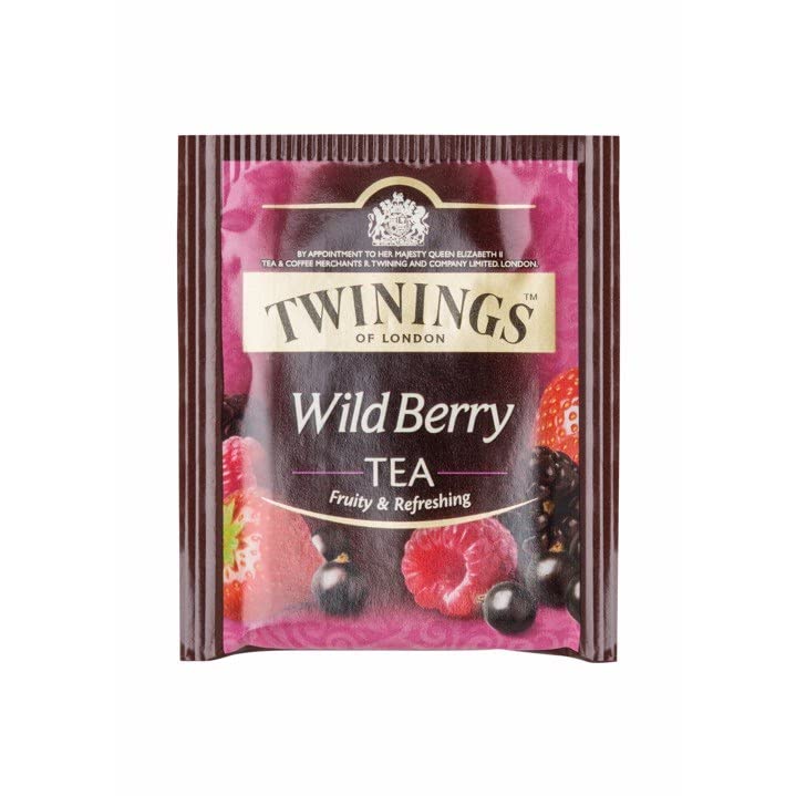 Image of Twinings Wild Berry Tea (Imported) - 25 Tea Bags, 50g
