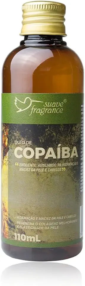 Suave Fragrance Óleo de Copaíba, Hidratação para Pele e Cabelos, 110mL