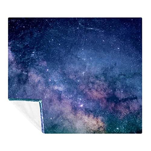 Couverture douce Sky Universe en microfibre polaire pour lit et canapé