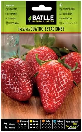 Semillas Batlle - Fresones 4 estaciones, Color Rojo