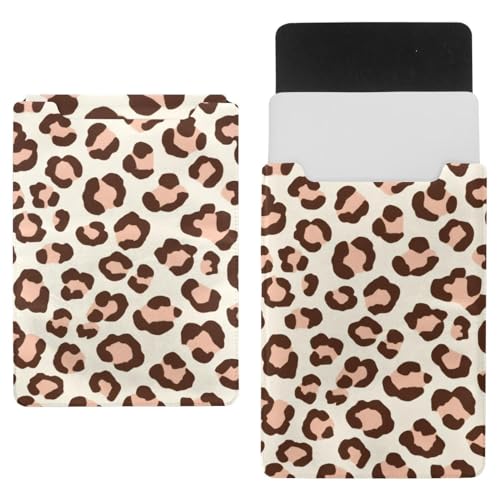 Housse pour ordinateur portable imprimé léopard sac de protection 13,8x10,2 pouces