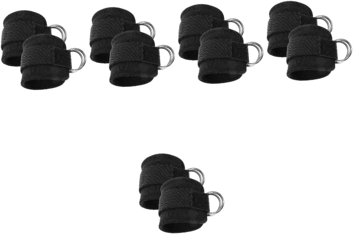 GALPADA 10pcs Ankle Wrap Band Cable Machine Ankle Straps Workout Accessories for Home Gym