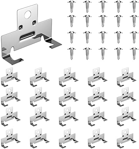 ROOWINTOO Recessed Light Clips for retrofitting recessed Light canisters, Downlight recessed Light Clips for use with Torsion Springs (20pcs)