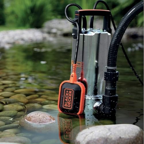 Miniatura 5 de Black Decker Bomba Sumergible Bxup1100xde Para Aguas Sucias 1.100 W, Caudal Max. 16.500 L H, Prevalencia Max. 10,5 M