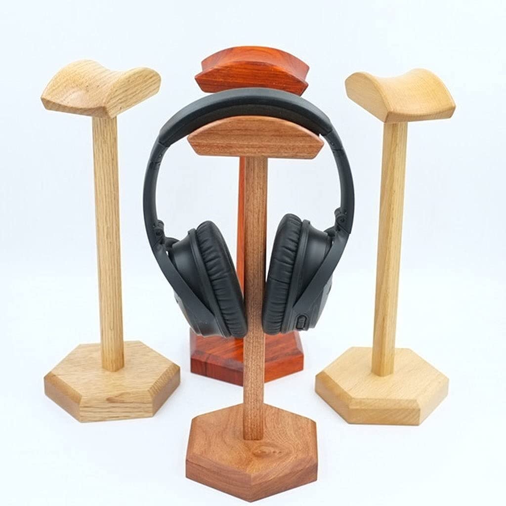 Habrur Supporto Cuffie Stand Cuffie Supporto Per Cuffie In Legno Massello Supporto Per Cuffie Ad Arco Bifacciale Semplice Display Per Cuffie Supporto per Cuffie ( Blue : C , Size : 4.9*11.8 in )