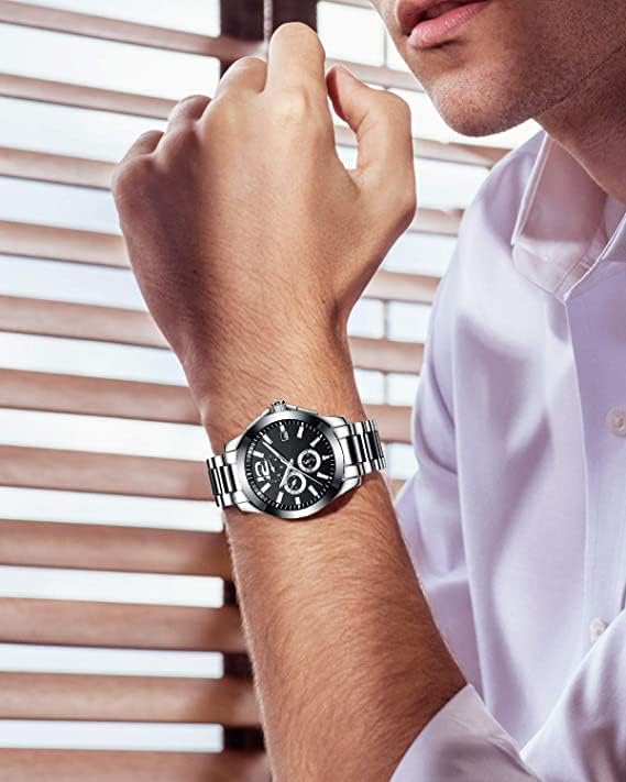 BINLUN Replacement Watch Band Stainless Steel Ceramic Watch Bracelet Polished Strap 12mm/14mm/16mm/18mm/20mm/22mm with Butterfly Buckle 6 Colors - Image 5