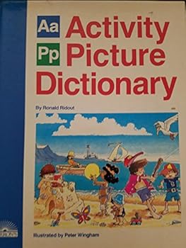 Hardcover Activity Picture Dictionary Book
