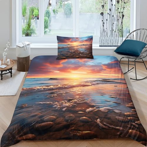 Linge de maison de qualité supérieure avec housse de couette 3D durable