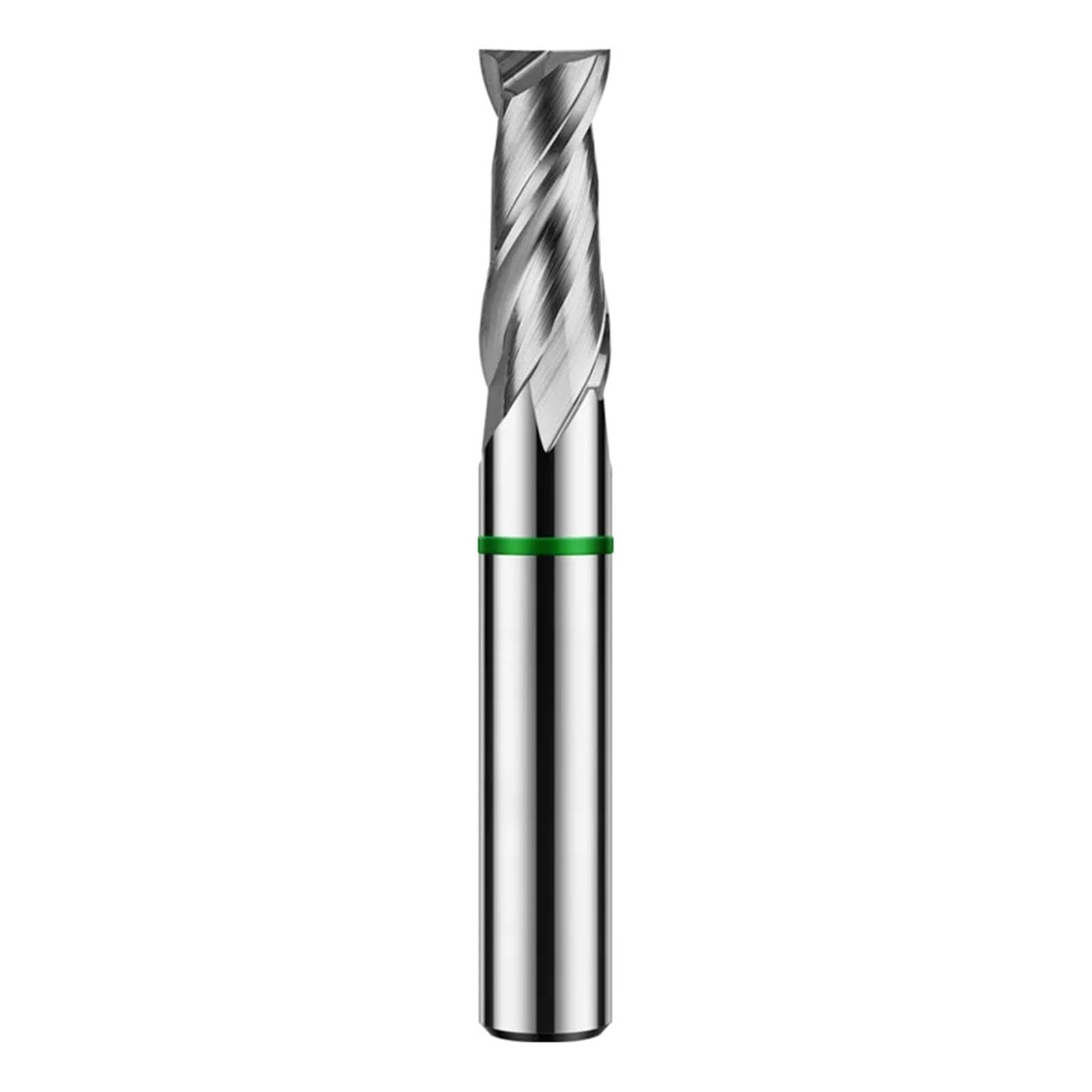 TGH-HRC50 Carburo di acciaio al tungsteno a 2 taglienti for frese piatte in alluminio Utensili meccanici for fresatura del legno CNC(8x35Cx8Dx100L)