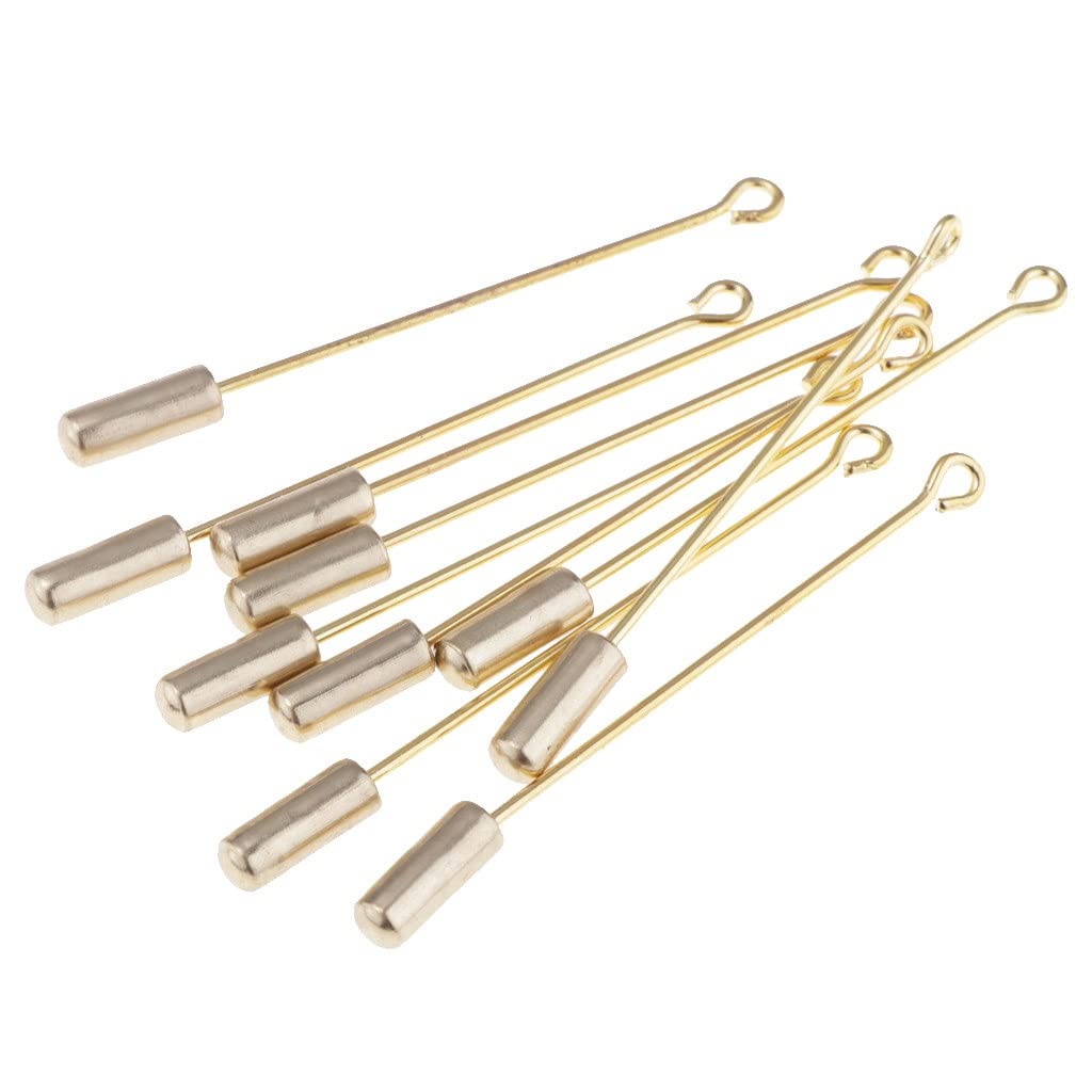 10PC 5cm Cylinder klej na podkładce klapa przypinka sprzęgło Boutonniere Pin broszki ze stali nierdzewnej biżuteria dodatki odzieżowe