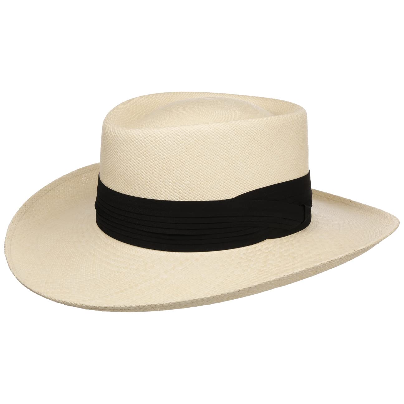 Lierys Classic Gambler Handmade Panama Straw Hat UV Protection 50+ Brisa Weave Unisex Summer