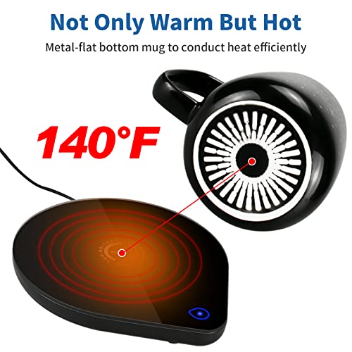 Image of 【2023 Upgraded】 Coffee Warmer with Mug Set /Coffee Cup with Warmer /Coffee Mug Warmer with 2 Temperature /Coffee Cup Warmer for Desk /Gifts for Christmas Day, Birthday, Thanksgiving Day