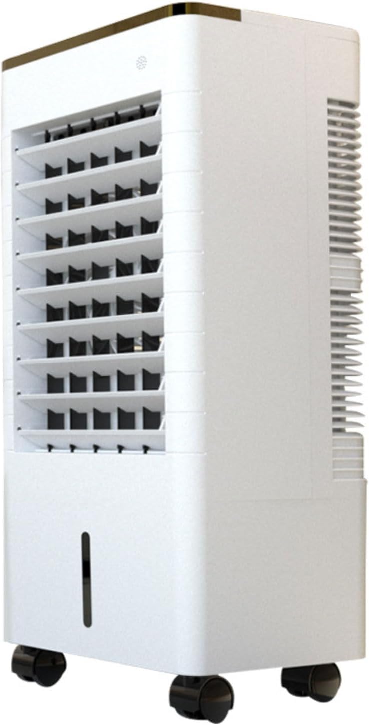 ZHENCHAO Portable Air Conditioner Evaporative Cooler with 90° Oscillation, 3 Speeds, 12H Timer, Windowless Cooling Fan for Bedroom Indoor Use