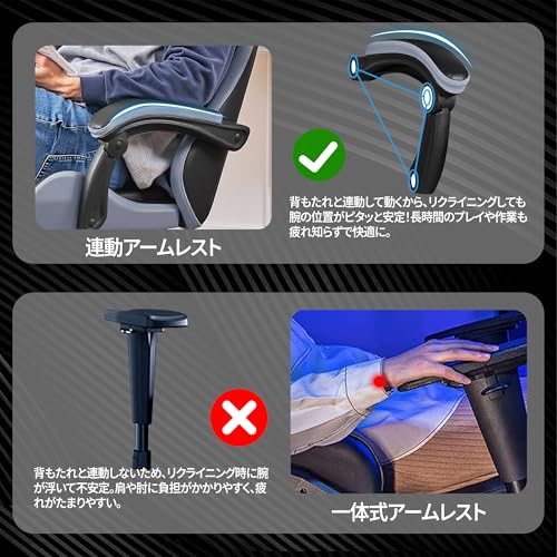 VECELO ゲーミングチェア の商品画像 7