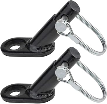 2 Packs Bike Trailer Coupler, Fengek Bike Trailer Hitch Instep Attachment for Instep, Black