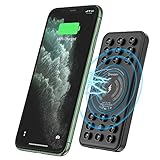 NEWDERY Wireless Portable Charger Power Bank 10000mAh with Suction Cups, 18W PD QC 3.0 Fast Charging External Battery Pack Compatible for iPhone X XS 11 12 iPad Samsung Galaxy Note 20 and More