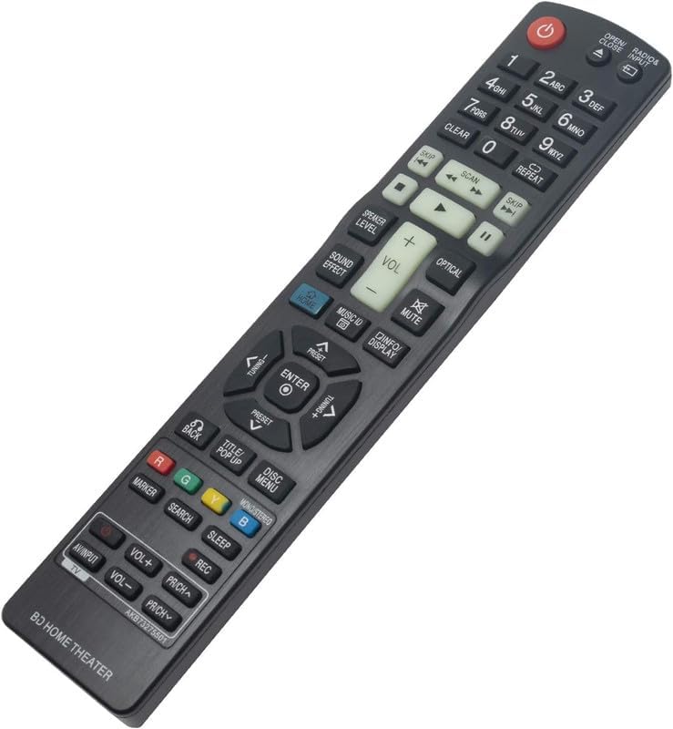 New Replacement Remote Control AKB73275501 for LG Blu-Ray Disc Home Theater HB906TAW HLX55W HX995TZW HB966TZW HLX56S HB906TAW LHB755W LHB335 LHB336 LHB535 LHB536 LHB975 LHB976 LHB336 image 3