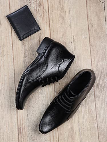Image of Zixer Synthetic Leather Ankle Formal Shoes Men || Office Shoes for Men Stylish || Chukka Boots Men Long Shoes for Men Long Boots
