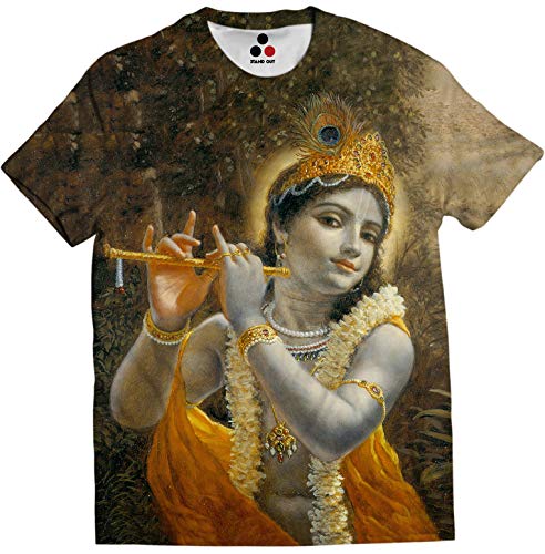 Image of STAND OUT All Over Printed Shiva, Krishna, Hanuman, Kali, Ram and Ravana, Ramayan, Bagavath Githa, Buddha Religious, Spiritual, Hindu Gods T-Shirts