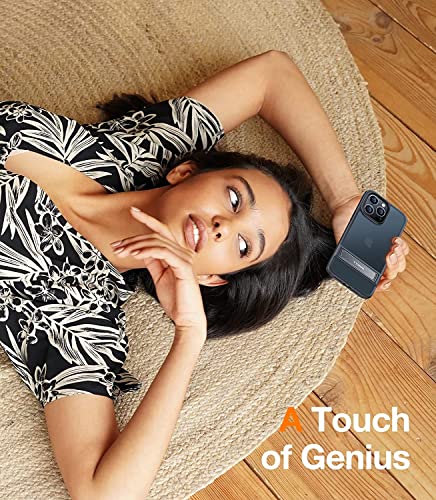 Torras Iphone 14 Pro Max Case With Stand [Military Drop Protection] [3 Stand Ways Built-In Kickstand] Shockproof Slim Translucent Matte Iphone 14 Pro Max Phone Cases For Men Women 6.7 '' 2023, Black #TOP5