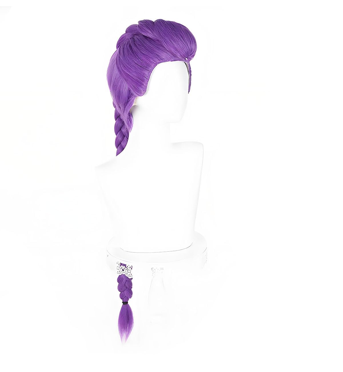 PORSMEER Peluca de Cosplay Anime Rumi Pelucas Accesorio de pelo largo y liso para mujeres