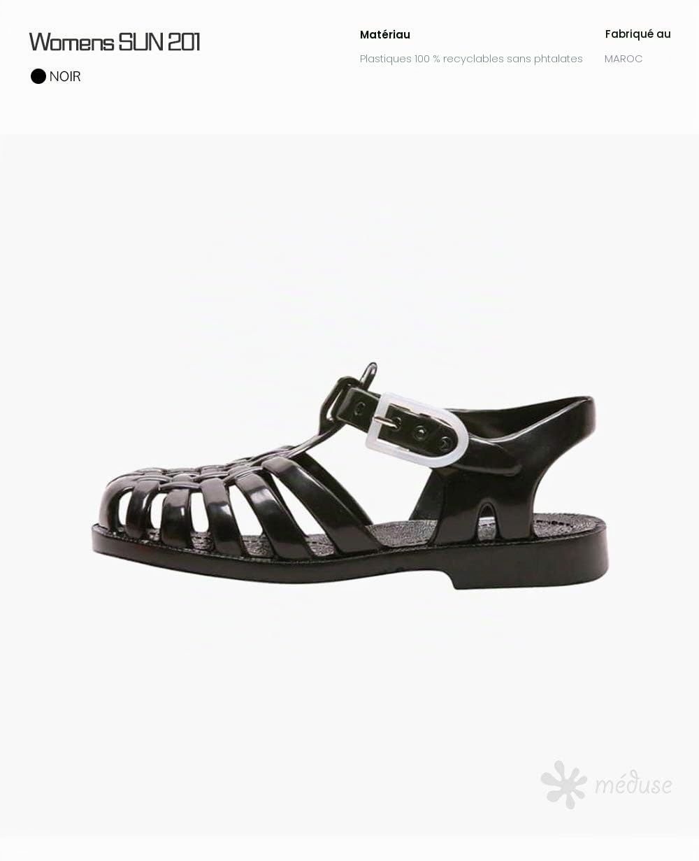 Title Sun 201 Black Jellyfish 37 Women's water sandals