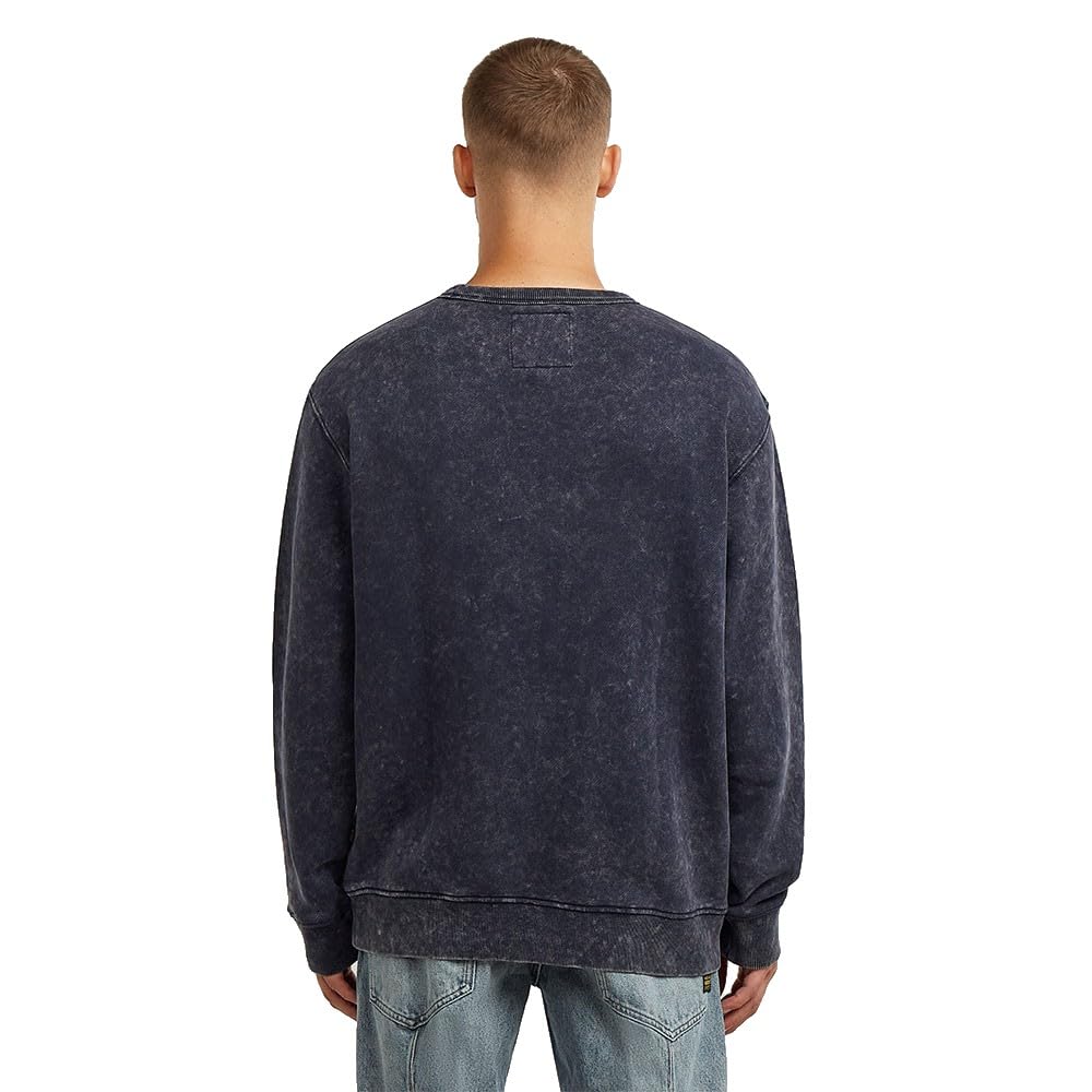 G-STAR Washed R Sw Sudadera para Hombre
