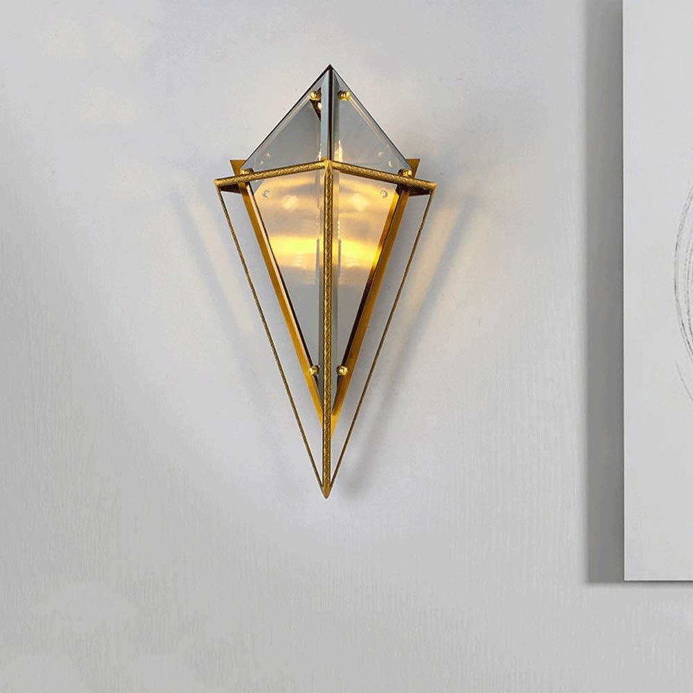 Wall Light Metal Frame Wall Lights Diamond Wall Sconce Lamps 【ランプベッドサイドミニ】