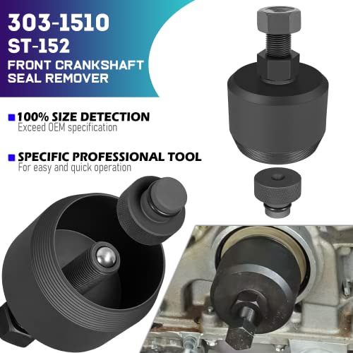 303-1510 For Power Stroke 6.7L Front Crankshaft Seal Remover Fit For 2011-2021 Ford Super Duty F250 F350 F450 F550 F650 F750 Equipped For Power Stroke Diesel 6.7L Engines Alt To St-152 #TOP2