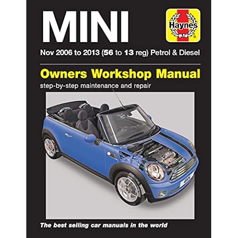 MINI Petrol & Diesel Haynes Repair Manual Cover