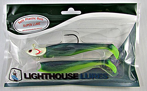 Super Lure Swim Baits (Luminous Green)
