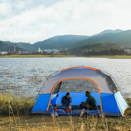 ALI Shipping 3-8 Person Family Camping Tent – All-Season Waterproof Dome Tent with Rainfly, Ventilation, Easy Setup for Hiking, Picnic & Outdoor Adventures - Image 5