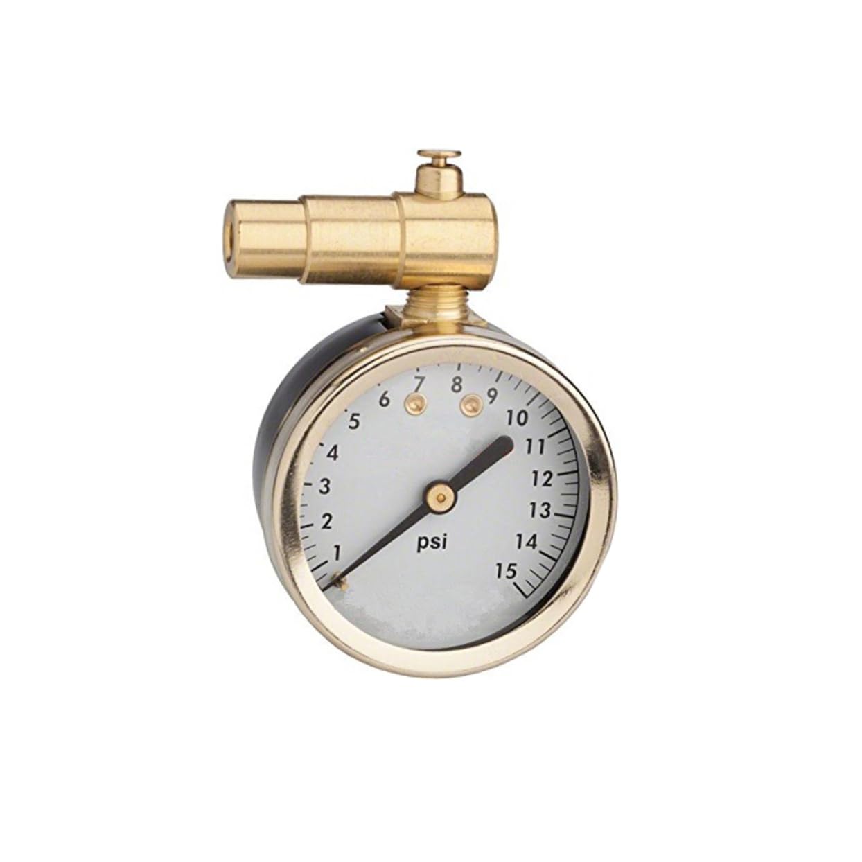 SOLUSTRE 3pièces Manomètre Mécanique De Pression Pour Pneus Jauge De Pression De Pneus Compacte Avec Indicateur Pour Véhicules Et Vtt