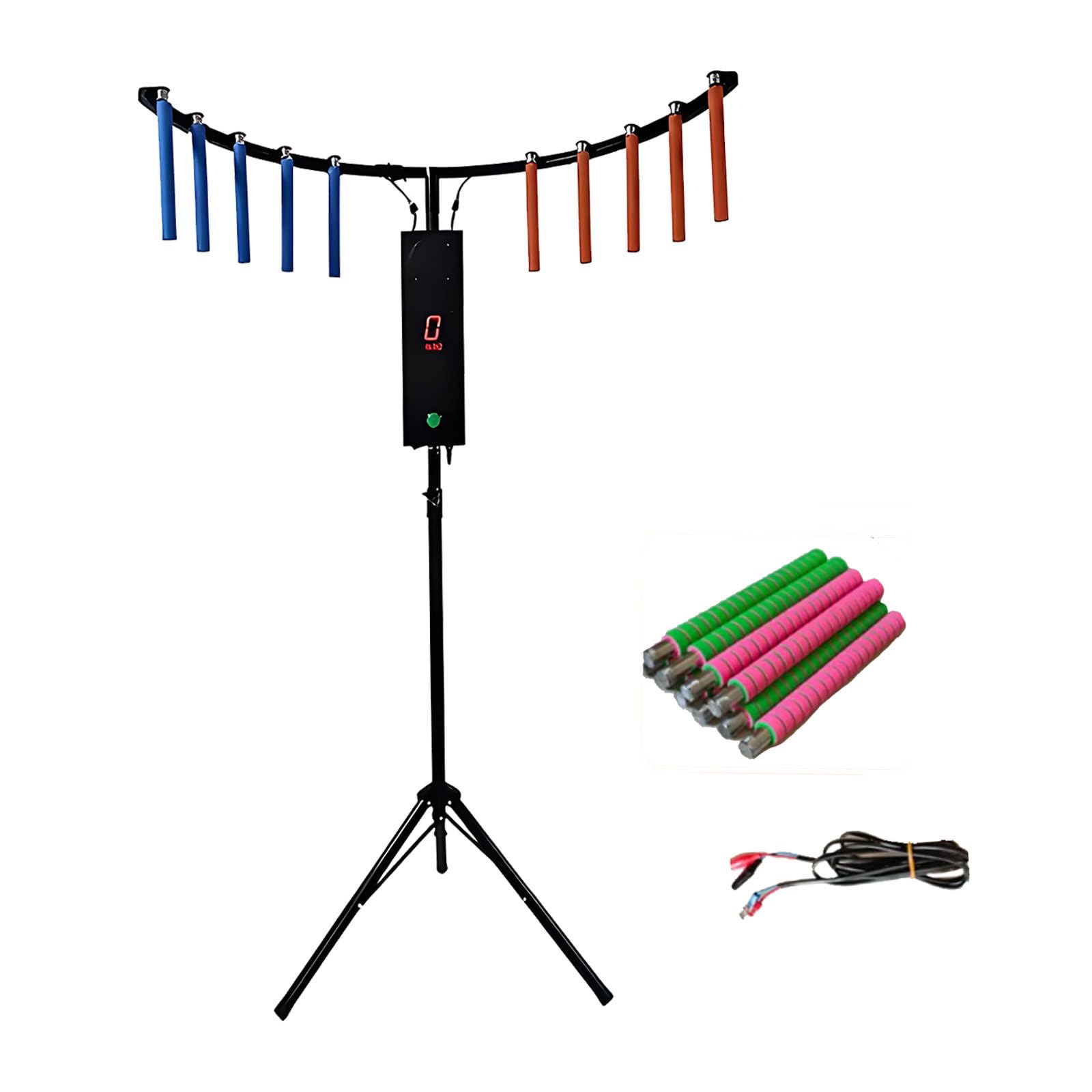 Automat do gry Drop Sticks,automat do gry Reflex Sticks,gra zręcznościowa Catch-The-Stick,regulowana wysokość statywu,do spotkań domowych,imprez, fajna gra rozwijająca umiejętności Black