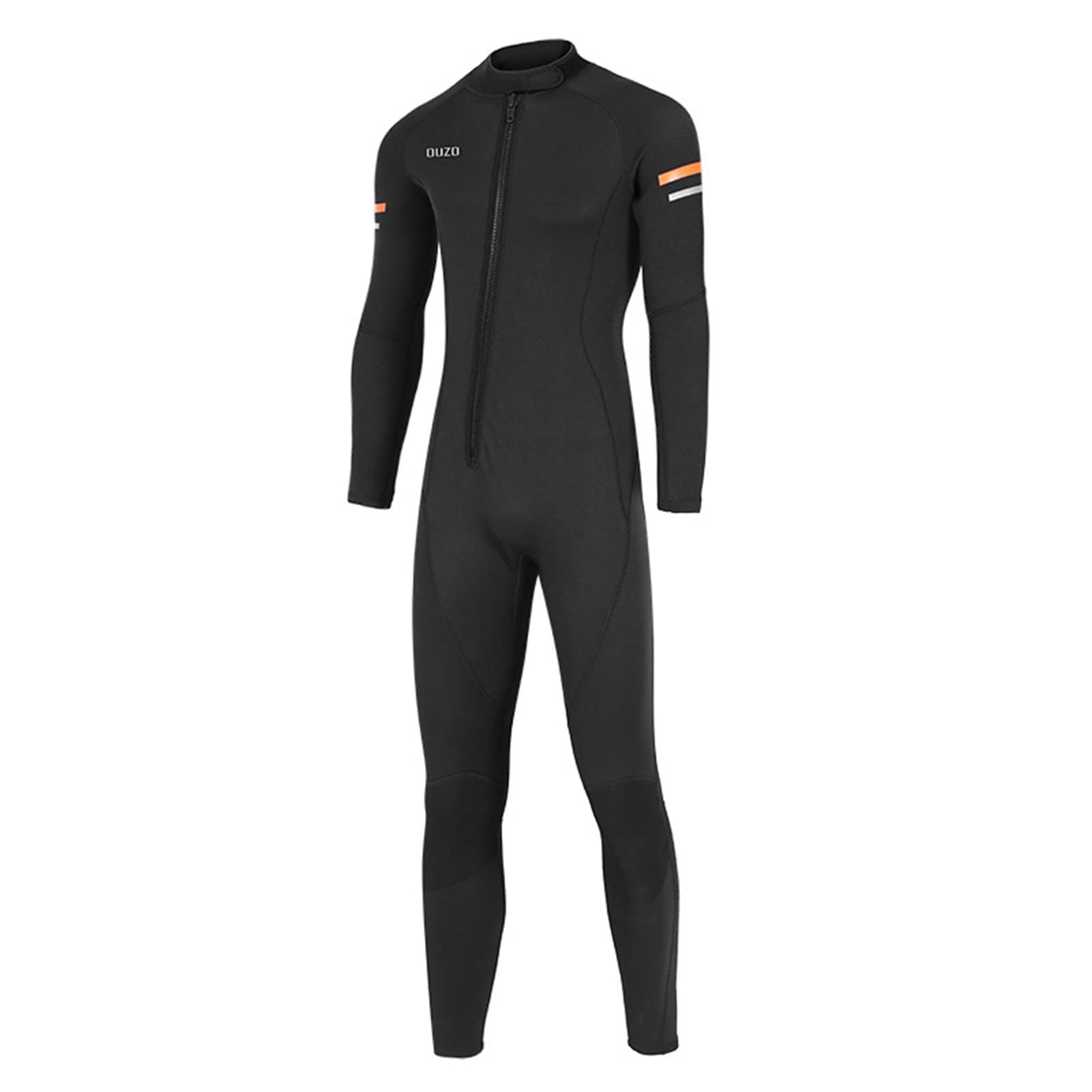 Muta in Neoprene Ultra Elasticizzato da 1,5 Mm, Muta da Sub per Tutto Il Corpo con Zip Frontale per Uomo, Snorkeling, Immersioni Subacquee, Nuoto, Surf