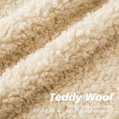 Image of Foindtower Set of 2 18x18 Inch Light Yellow,Faux Fur Throw Pillow Cover Accent Sherpa Furry Pillow Covers Fuzzy Soft Pillowcases Cozy Sheepskin Decorative Fleece Cushion Case for Bed Couch Living Room