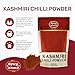 Spicy World Kashmiri Chili Powder Red 7 Ounce Resealable bag | All Natural Low Heat, Chili Powder - Red Pepper Powder