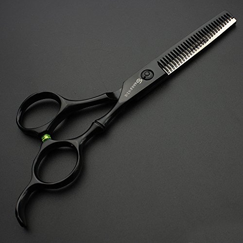 Set de ciseaux de coiffure 5.5 noir pour réaliser des dégradés - 4