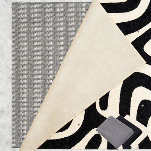 Base antideslizante alfombra 135 x 210 cm lavable de PVC reutilizable para suelos y baldosas 2