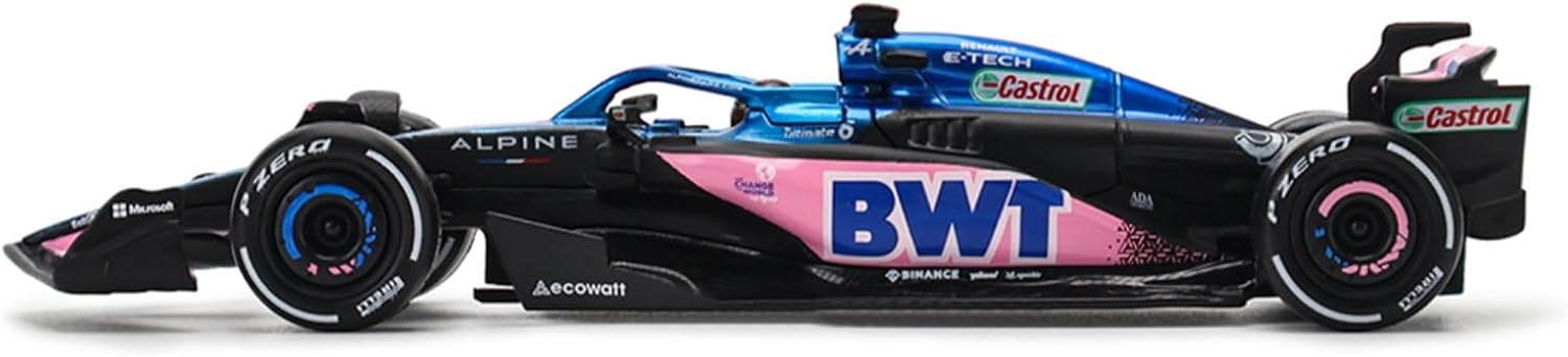 HTLNUZD Bburag 2023 1/43 F1 Team A523#31 E.Ocon Alloy Racing Car Model for BWT-Alpine Die Cast Adult Collection Cars Gift