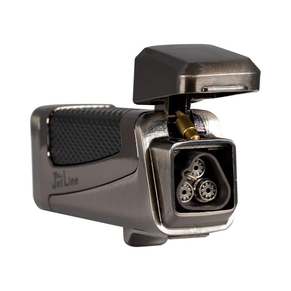 Amazon.com: JetLine Hurricane II Triple Flame Dual Action Cigar