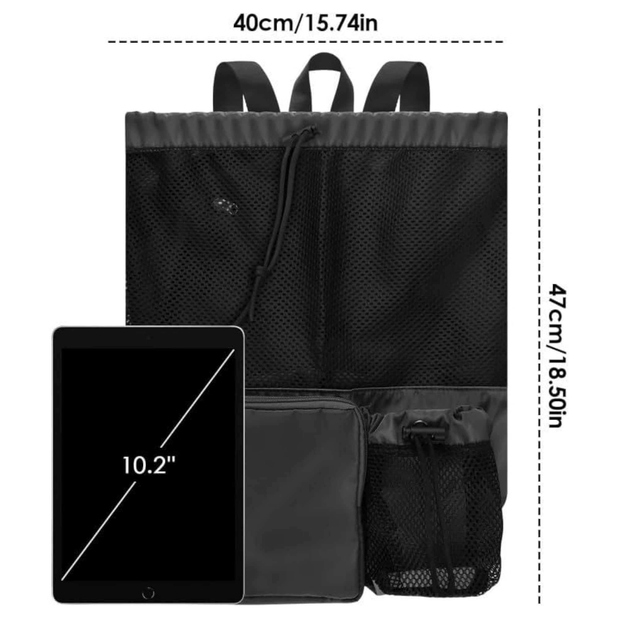 Multipurpose Mesh Durable Bag, Large Capacity
