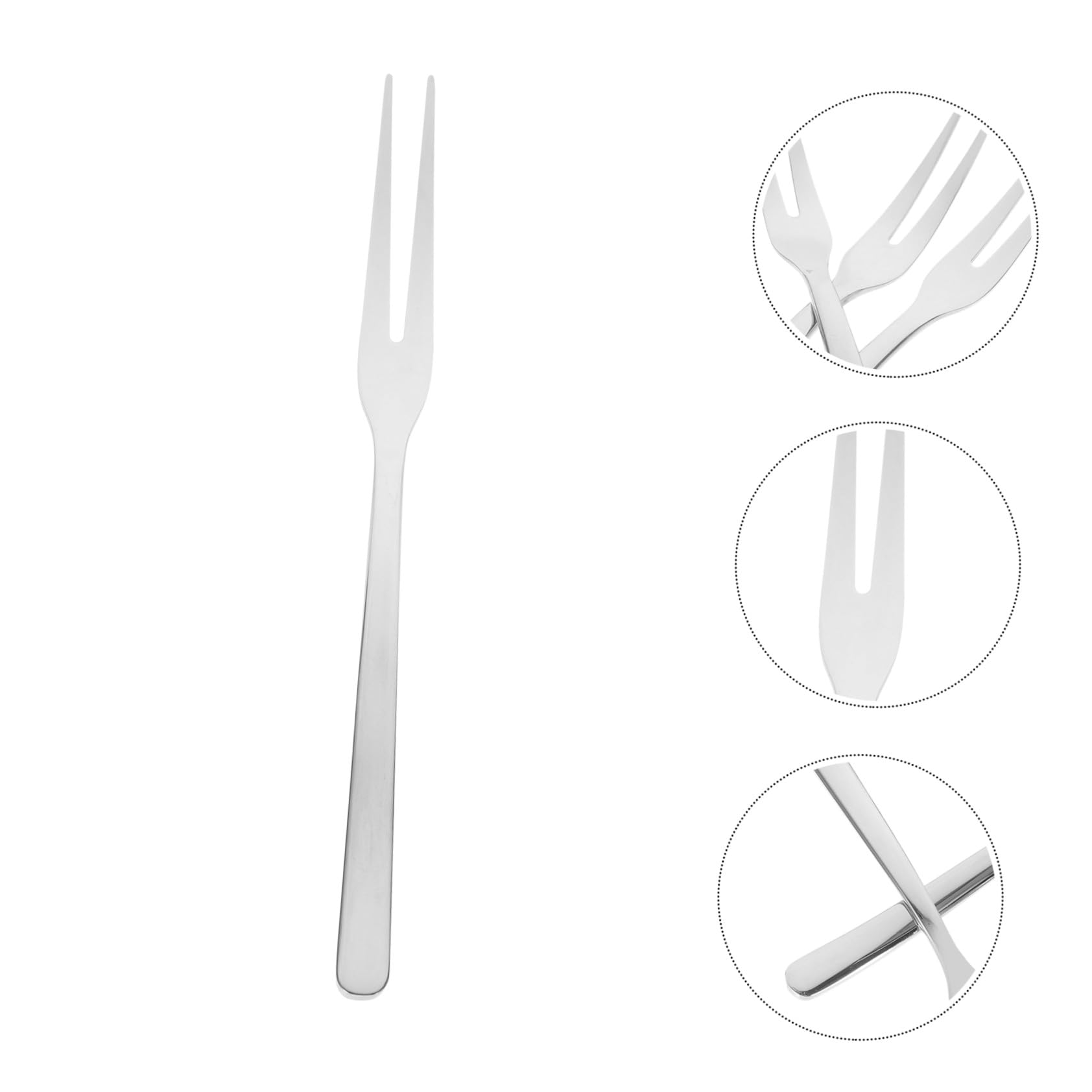 Ipetboom 8pezzi Forchette in Acciaio Inox da Dessert Forchette da Antipasto da Cocktail per Servire Frutta e Antipasti per Feste e Ristoranti