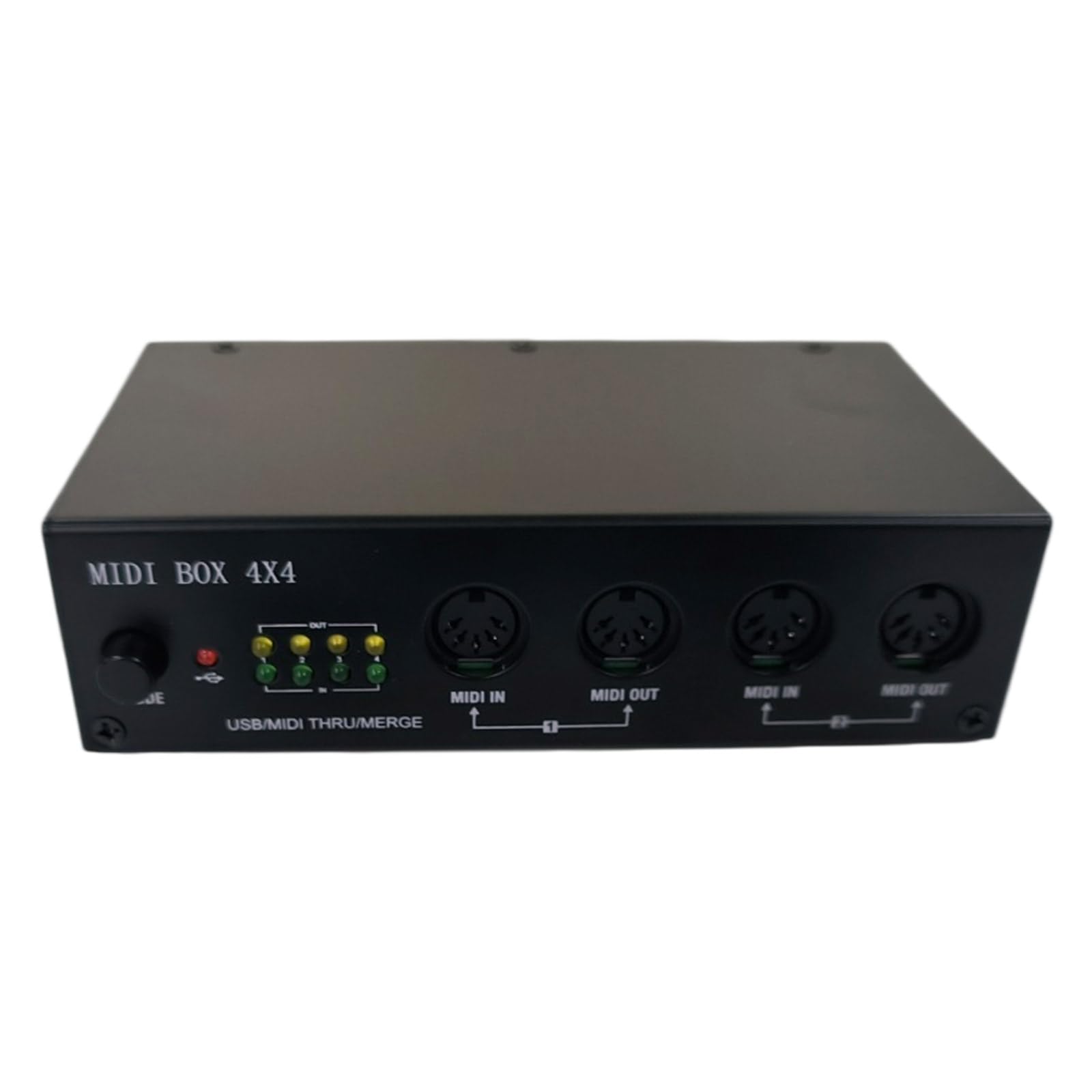 Box Editor USB a 4 porte per collegamento simultaneo di strumenti per configurazioni musicali mobili Controller per principianti