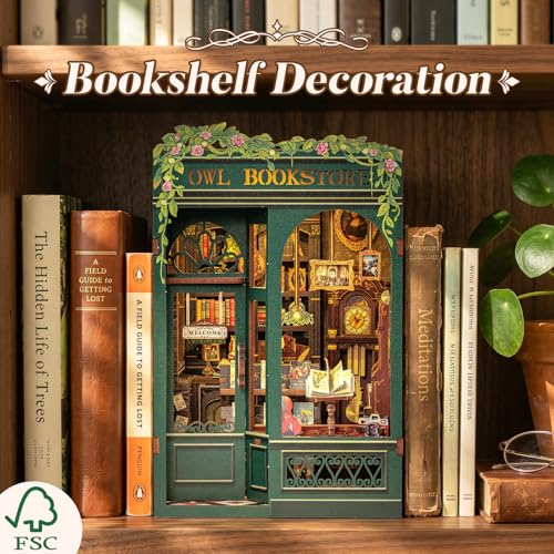 CUTEBEE Owl Bookstore Book Nook Kit thumbnail 2