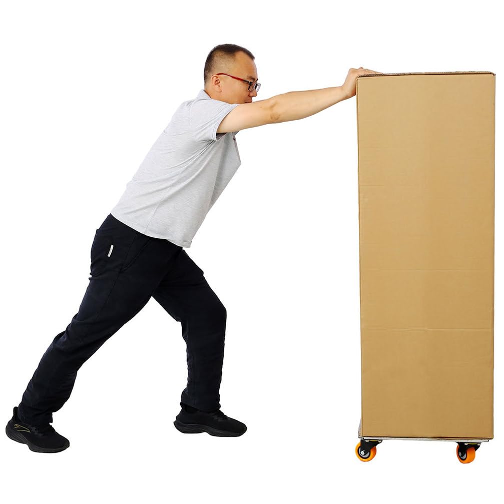 Wózek na meble, wytrzymały, aluminiowy wózek na platformie, nośność 360 kg, z 4 kółkami obrotowymi TPU, 2 kółka blokujące, platforma antypoślizgowa, wózek narzędziowy do mebli, magazynu, 2