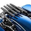 PBYMT Stealth Luggage Rack Compatible for Harley Touring, Detachable Luggage Rack Compatible with Harley Davidson Street Glide Road Glide Road King Electra Glide Ultra Limited 2009-2024 (Black)