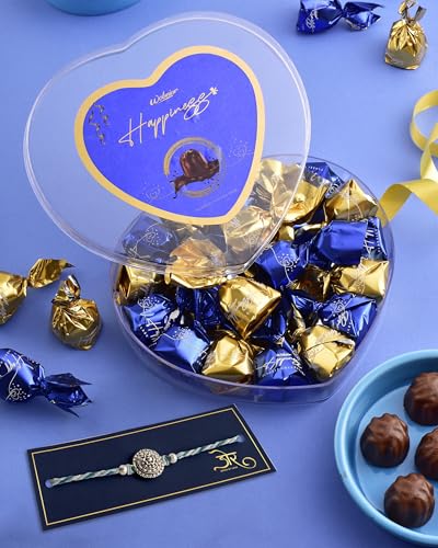 Hyperfoods® Rakhi With Chocolates Rakhi For Brother Chocolates Gift Pack Hamper Chocolates Gift Pack Chocolates With Rakhi Single Rakhi For Brother Wobniar Blue Heart Box Chocolates Chakra Rakhi Set (B0D9JM2W7Q) Amazon Price History, Amazon Price Tracker